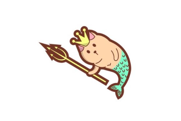 Download Cute Cat Mermaid Queen&nbsp; - Premium Resources