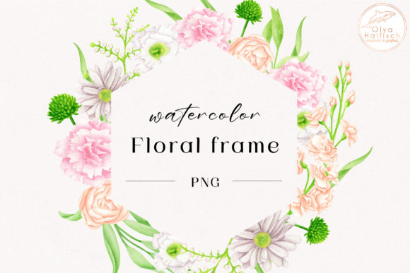 Download Watercolor Spring Flower Frame Clipart - Spring Collection