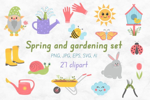 Download Spring and Gardening Set - Spring Collection