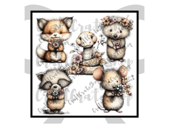 Download Whimsical Spring Woodland Animals - Spring Collection