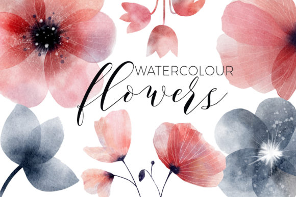 Download Whimsical Spring Florals Watercolor - Spring Collection